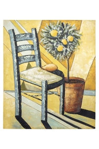 Product Πίνακας Ζωγραφικής Σε Καμβά 76x91cm "Καρέκλα-Λεμονιά" base image