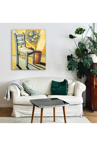 Product Πίνακας Ζωγραφικής Σε Καμβά 76x91cm "Καρέκλα-Λεμονιά" base image