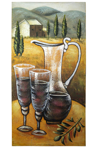Product Πίνακας Ζωγραφικής Σε Καμβά 61x122cm "Κανάτα" base image