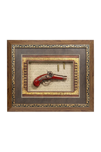Product Διακοσμητική Προβολή Όπλο Αντίκα 45x37cm Σε 2 Σχέδια base image