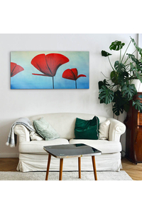 Product Πίνακας Με Εκτύπωση Σε Καμβά 150x70cm "Παπαρούνα" base image