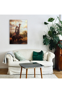 Product Πίνακας Με Εκτύπωση Σε Καμβά 50x70cm "Giraffe" base image