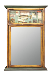 Product Καθρέπτης Ξύλινος "Ψάρεμα" 40x8x70cm base image