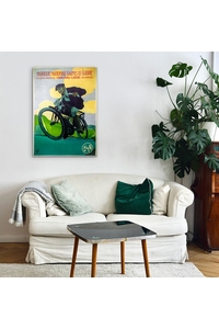 Product Πίνακας Με Εκτύπωση Σε Καμβά 50x70cm "Μοτοσυκλετιστής" base image