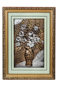 Product Πίνακας Ανάγλυφος Με Κορνίζα 40x54cm Βάζο Με Λουλούδια Νο. 3 base image