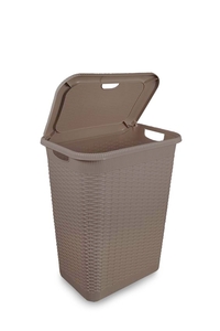 Product Καλάθι Απλύτων Πλαστικό Rattan 30Lt base image