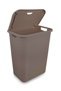 Product Καλάθι Απλύτων Πλαστικό Rattan 50Lt base image