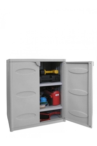 Product Ντουλάπα Πλαστική Δίφυλλη Με 2 Ράφια 5500.00 System A base image