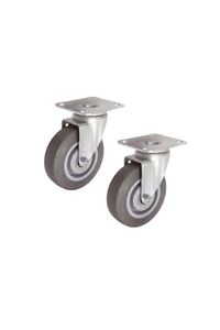 Product Ρόδες Περιστρεφόμενες Γκρι 50mm 2 τεμ base image