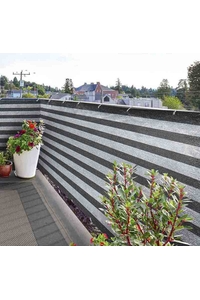 Product Balcony Privacy Screen Charcoal/White 90cmX5m Hi 60258 base image