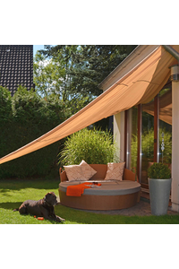 Product Sunshade Triangle 5x5x5m Baige Hi 62282 base image