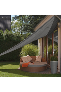 Product Sunshade Triangle 5x5x5m Charcoal Hi 62599 base image