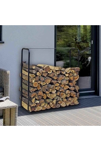 Product Firewood Rack Metal 100x26x100cm Hi 62880 base image