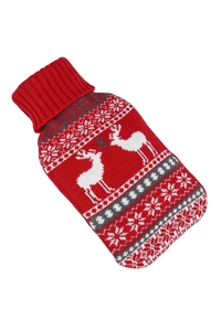 Product 2Lt Hot Water Bottle With Cover Red Hi 33193 base image