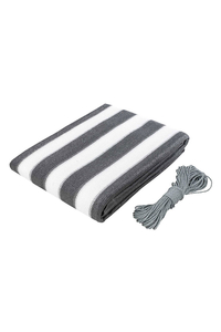 Product Balcony Privacy Screen Charcoal/White 90cmX5m Hi 60258 base image