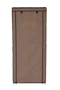 Product Παπουτσοθήκη Υφασμάτινη Με 8 Ράφια Καφέ 304630 base image