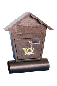 Product Γραμματοκιβώτιο Καφέ Σφυρίλατο 37x47.5x10.5cm Garden Pleasure 509126 base image