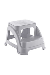 Product Σκαλοπάτι Διπλό Πλαστικό Γκρι Merdivo HOB081398 base image