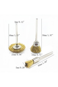 Product Συρματόβουρτσες Μίνι Σετ 5 τεμ. Hofftech 012114 base image