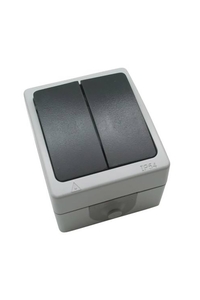 Product Διακόπτης Εξωτ. Χώρου Διπλός Αδιάβροχος Bellson 011000 base image