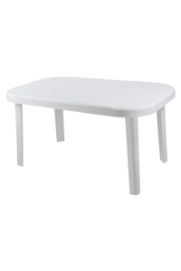 Product Τραπέζι "Μύκονος" 85x140cm Λευκό base image