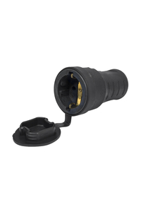 Product Φις Σούκο Θηλυκό PVC Με Καπάκι Αδιάβροχο IP44 base image
