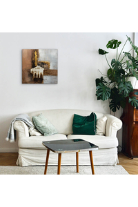 Product Πίνακας Ζωγραφικής Σε Καμβά Ανάγλυφος 70x70cm "Αρχαίος Ναός" base image