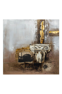 Product Πίνακας Ζωγραφικής Σε Καμβά Ανάγλυφος 70x70cm "Κίονας" base image