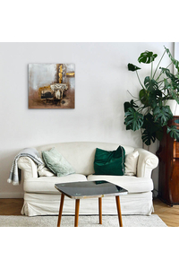 Product Πίνακας Ζωγραφικής Σε Καμβά Ανάγλυφος 70x70cm "Κίονας" base image