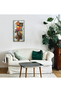 Product Πίνακας Ζωγραφικής Σε Καμβά 46x91cm "Αφηρημένο Σχέδιο" base image
