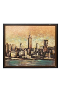 Product Πίνακας Ζωγραφικής Σε Καμβά Με Κορνίζα 50x40cm "New York" base image