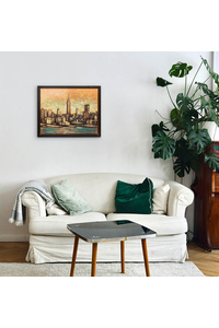 Product Πίνακας Ζωγραφικής Σε Καμβά Με Κορνίζα 50x40cm "New York" base image