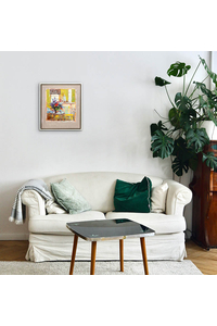 Product Πίνακας Ζωγραφικής Σε Καμβά Με Κορνίζα 50x60cm "Μπαρ" Inart base image