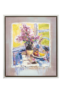 Product Πίνακας Ζωγραφικής Σε Καμβά Με Κορνίζα 50x60cm "Φρούτα - Λουλούδια" Inart base image