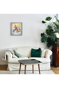 Product Πίνακας Ζωγραφικής Σε Καμβά Με Κορνίζα 50x60cm "Φρούτα - Λουλούδια" Inart base image