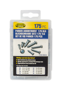 Product 175 pcs Screws Assortment Benson 008244 base image