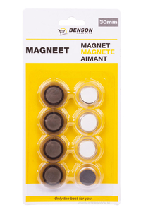 Product 8 Pcs General Purpose Magnets Benson 011839 base image