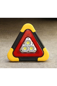 Product Τρίγωνο Προειδοποιητικό LED Επαναφορτιζόμενο Ηλιακό Hofftech 012527 base image