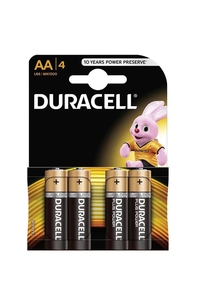 Product Μπαταρίες Αλκαλικές Duracell AA Σετ 4 τεμ. base image