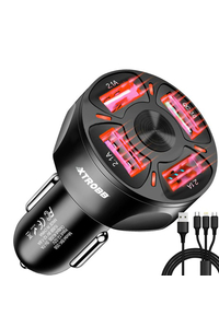 Product Φορτιστής 4 x USB-A Αυτοκινήτου XTROBB 00019907 base image
