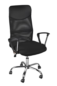 Product Office Chair Black Mesh Malatec 00023236 base image
