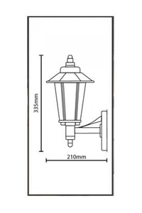 Product Φωτιστικό Φανάρι Τοίχου Ανοξείδωτο 7290310 base image