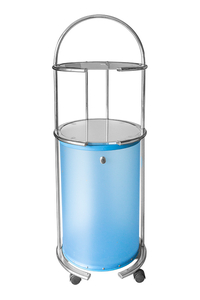 Product Laundry Basket With Wheels White Asco 5492 base image
