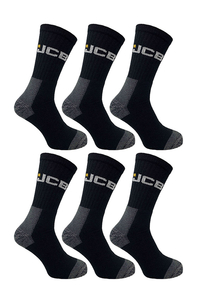 Product 3 Pairs Work Shocks Black-Grey 39-46 JCB base image