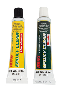 Product 2-Parts Clear Epoxy Glue 28.4gr Abro RV-03 base image