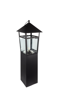 Product Φανάρι Δαπέδου Μαύρο 20x20x72cm base image
