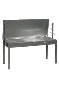 Product Ψησταριά Γαλβανιζέ Συρταρωτή 50x145x65cm L166129 base image