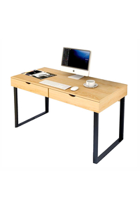 Product Desk "LAELIA" 100x48x75cm Oak base image