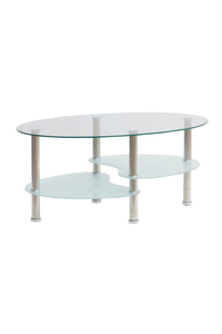 Product Coffee Table Metal / Glass "Moon Flower" 90x55x43cm base image