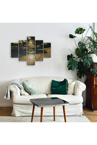 Product Πίνακας Ζωγραφικής Σε Καμβά 5 Τμημάτων 100x80cm "Ηλιοβασίλεμα" base image
